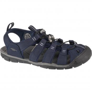 Sandalias Keen Clearwater CNX para hombre, color azul, diseño ligero y flexible, con suela de goma resistente al deslizamiento, plantilla acolchada para mayor comodidad, sistema de ajuste rápido y transpirable