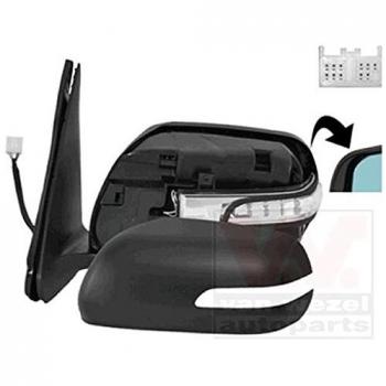 Espejo retrovisor VAN WEZEL 5250827, tipo: espejo retrovisor, características: diseño específico para vehículos, incluye soporte de montaje, acabado en color negro, vidrio convexo para mayor campo de visión, fácil instalación y ajuste