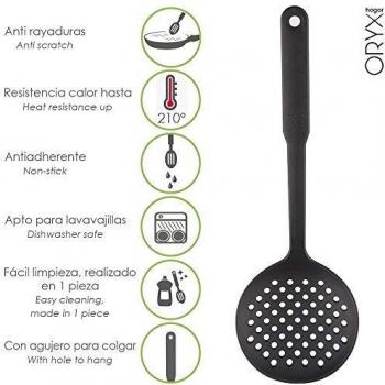 Espumadera Cocina Nylon Basic 33,5 x 11 cm.