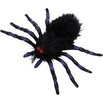 Araña Negra y Morada de 18x12 cm