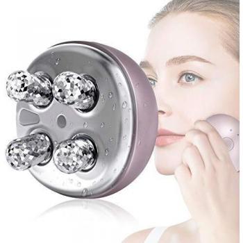 Instrumento de Masaje Facial MYCARBON Masajeador corporal Instrumento de Belleza Facial Masajeador de Micro-corriente vibración y Roller 3D Abrillantamiento Rejuvenecimiento Antiarrugas