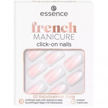 Essence Cosmetics Click-on French Manicure 02 Babyboomer Style Uñas Postizas