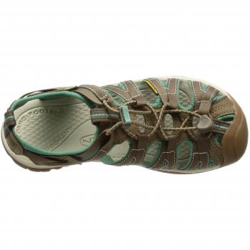 KEEN Whisper, Sandalias de Senderismo Mujer, Beige/Shitake Malachite, 40.5 EU