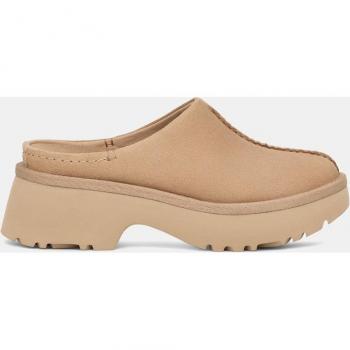 UGG® Women's New Heights Clog Suede Shoes in Sand, Size 8