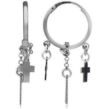 Córdoba Jewels | Pendientes en plata de ley 925 con diseño Aritos Cruz