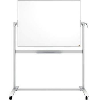 NOBO 1901033 - Pizarra Classic ACERO VITRIFICADO móvil 1200X900 mm color blanco