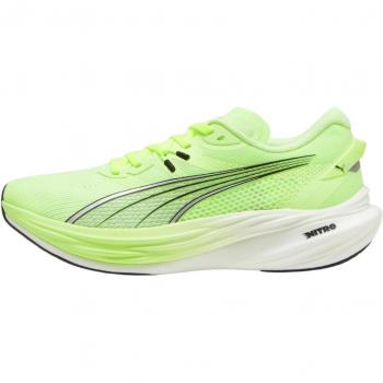 Zapatillas de Running Puma Deviate Nitro 3 Verde Fluorescente Talla 45