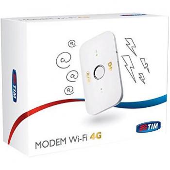 Módem Wi-Fi 4G LTE TIM 770455 - Portátil, hasta 150/50 Mbps, máximo 10 usuarios