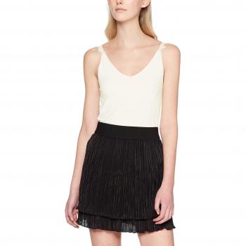 Morgan 181-Basic.P, Camiseta Sin Mangas Para Mujer, Blanco