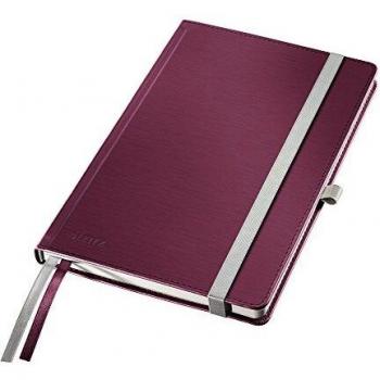 Leitz Style - Cuaderno de Tapa Rígida, A5, Rojo