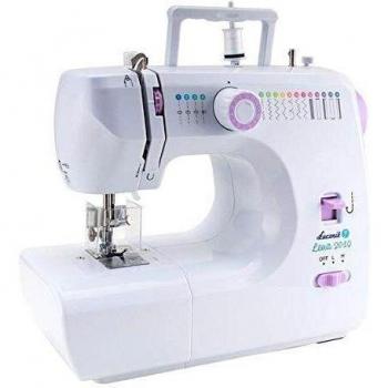 Máquina de Coser Łucznik Lena 2019 - Modelo 5902022183943, máquina de coser eléctrica, diseño compacto y ligero, equipada con múltiples puntadas, función de ojal automático en un paso, selector de longitud