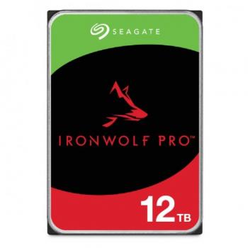Seagate IronWolf Pro 12TB NAS Hard Drive, 3.5, SATA III, 7200RPM, Unlimited Bays, 256MB Cache