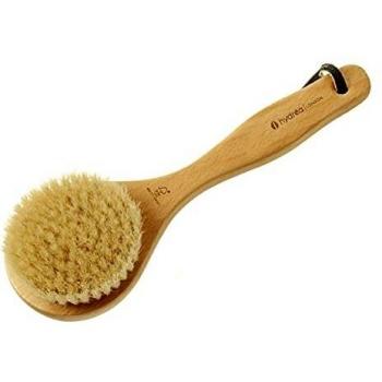 Cepillo Corporal Corto Clásico Hydréa London con Cerda Natural - Fuerza Media