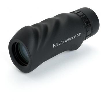 Celestron Nature 10x25 - Monocular de 25 mm diámetro, Factor de Aumento 10x, Resistente al Agua, Color Negro