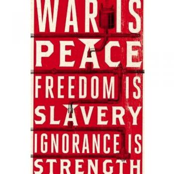 Nineteen Eighty-Four: Edición Aniversario - Novela distópica de George Orwell, tapa dura, 70º aniversario, con introducción y notas del autor, diseño de cubierta especial