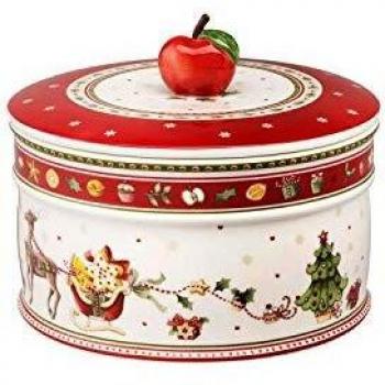 Villeroy & Boch Winter Bakery Delight Large Biscuit Jar, Premium Porcelain, Christmas Decor
