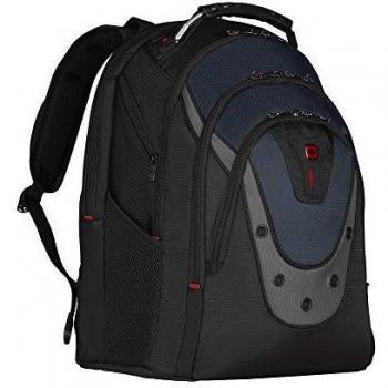 Wenger 600638 IBEX 17 Inch Laptop Backpack, Triple Protect Compartment with iPad/Tablet/eReader Pocket in Blue {23 Litre}