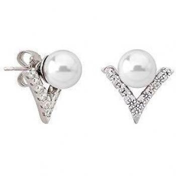 Pendientes Majorica 15790.01.2.000.010.1 mujer plata Perlas majóricas Mood
