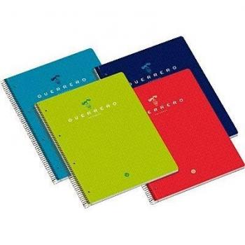 Guerrero 048382 - Cuaderno tamaño cuarto, doble raya, 80 hojas