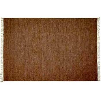Kave Home - Alfombra Exterior Elbia de Pet marrón 160 x 230 cm