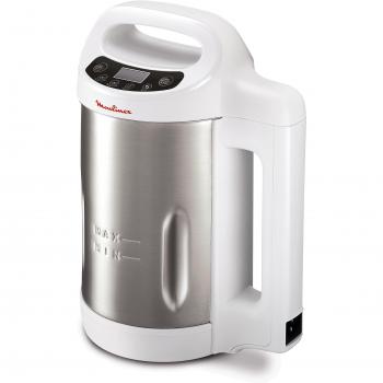 Moulinex lm540110glass blender 12l stainless steel whitezblender glass blender 12l stainless steel white lcd touch