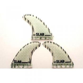 Slab-surf fins thruster hexacore natural carbon stripes