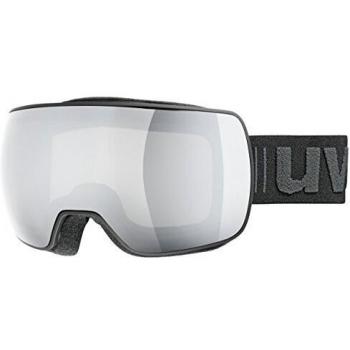 Uvex Compact LM Gafas de esquí, Unisex, Color Negro Mate, tamaño Talla única
