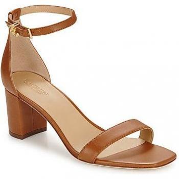 Sandalias Logan de mujer en piel con tacón bloque de Lauren Ralph Lauren