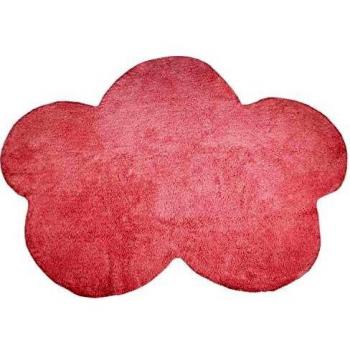 Happy Decor Kids -Alfombra Lavable Cloud 100% Algodón Natural -Rosa- 160x120 cm