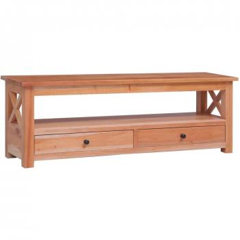 Soporte de madera de caoba sólido para TV 115x30x40 cm