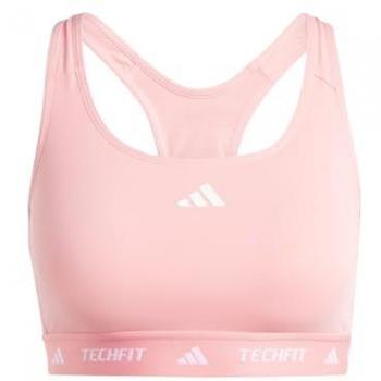 Sujetador deportivo Adidas Techfit Medium Support Rosa (L)