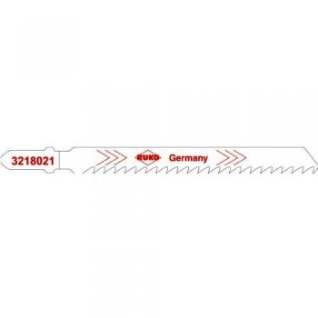Ruko 3218021 Pack de 5 Sierras de calar HCS Acero Corte Ultra rápido 100 mm