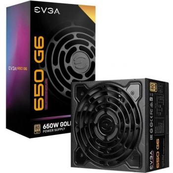 EVGA SuperNOVA 650 G6, 650W, Ventilador de 135mm, Certificación 80 Plus Gold, Fuente de Alimentación Modular