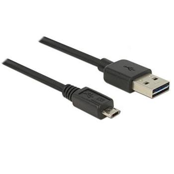 Cable USB 2.0 EASY A a Micro-B de 3 m, color negro