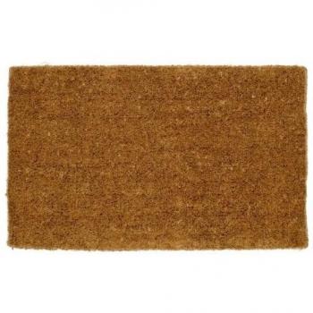 William Armes 2340003 - Felpudo de fibra de coco natural, 75 x 45 cm, tejido a mano