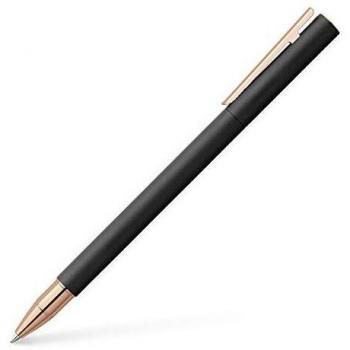 Bolígrafo Roller Faber-Castell Neo Slim Metal Negro con Rosado