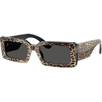 Dolce & Gabbana DG4416 Women's Sunglasses Brown Acetate Square 53mm