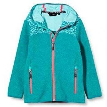 CMP Strickfleece Jacke 30H9815 Chaqueta, Niñas, Lake, 164