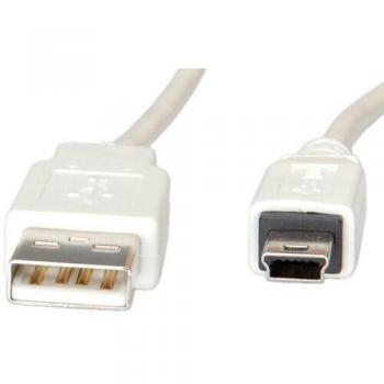 Cable USB 2.0 A a Mini USB 5 pines, 1.8 m