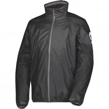 Chubasquero Scott Ergonomic Pro DP Negro, chaqueta de lluvia para hombre, diseño ergonómico, impermeable, transpirable, con costuras selladas y ajuste ceñido