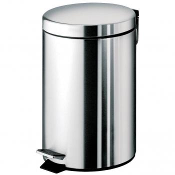 Gedy 24091300000 Papelera, Acero Brillo, 7 litros