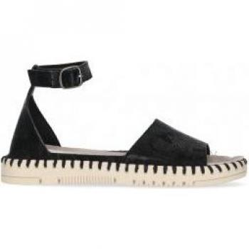Sandalias de Mujer CHIKA10 Carmen Negro con Detalles Elegantes