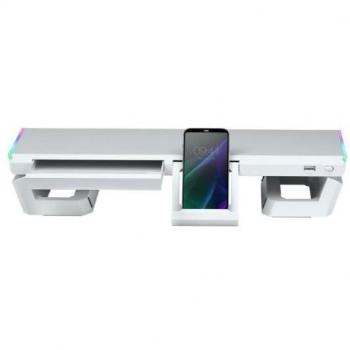 Soporte Monitor RGB Blanco MGS-ONE Mars Gaming