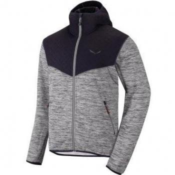 Salewa Frea Quilt Pl M Fz Hdy - Sudadera para hombre, color gris, talla 54/2X