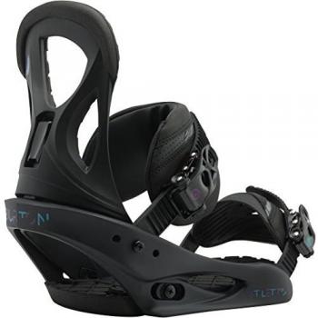 Burton Stiletto Fijaciones, Mujer, Negro