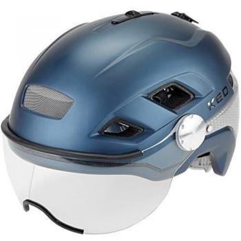KED B-Vis X-Lite - Casco de Bicicleta - Azul Contorno de la Cabeza L | 56-61cm 2019