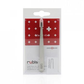 Classic Universal Rubis Tweezers - Precision Grip Stainless Steel