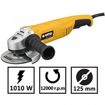 Amoladora angular Vito 1010 W - Disco 125 mm - Cabeza Acero - 12000RPM