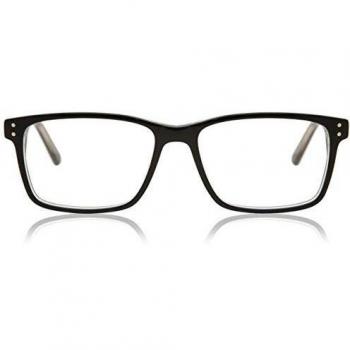Gafas para hombre de acetato negro con montura completa y estilo cuadrado - SmartBuy Collection