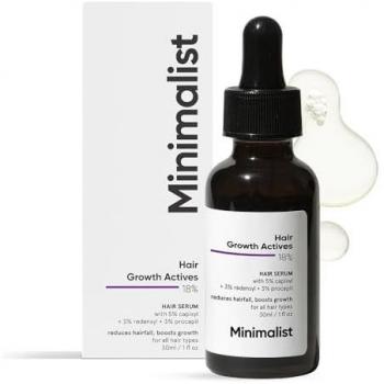 18% Hair Density Growth Serum with Procapil, Capixyl, Redensyl, Anagain & Baicapil for Hair Fall Control - Unisex 30 ml